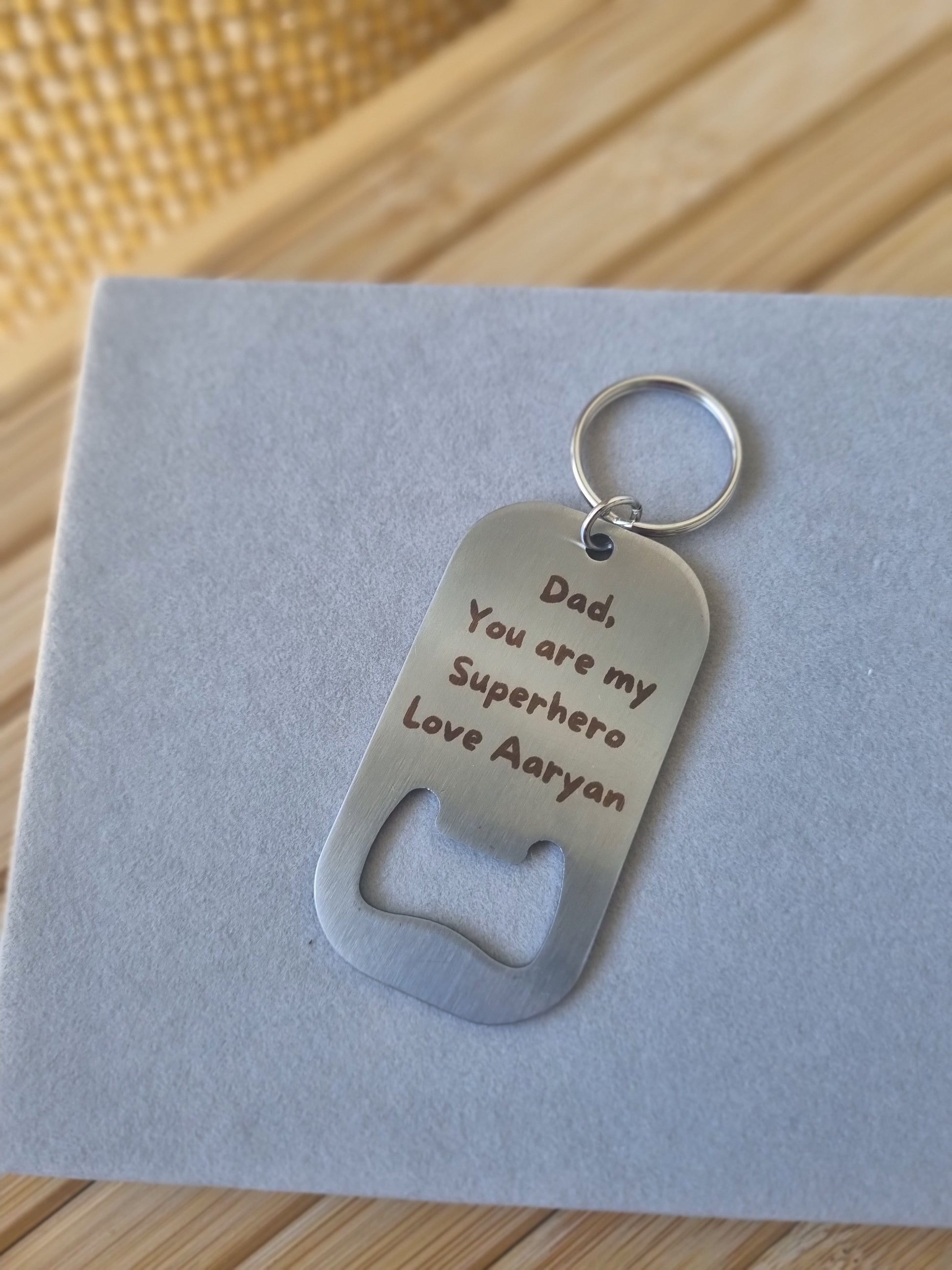 The Uncapped Stories Keychain - Personalized Stainless Steel Keychain